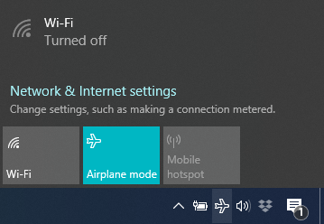 Wifi icon not turning on Windows