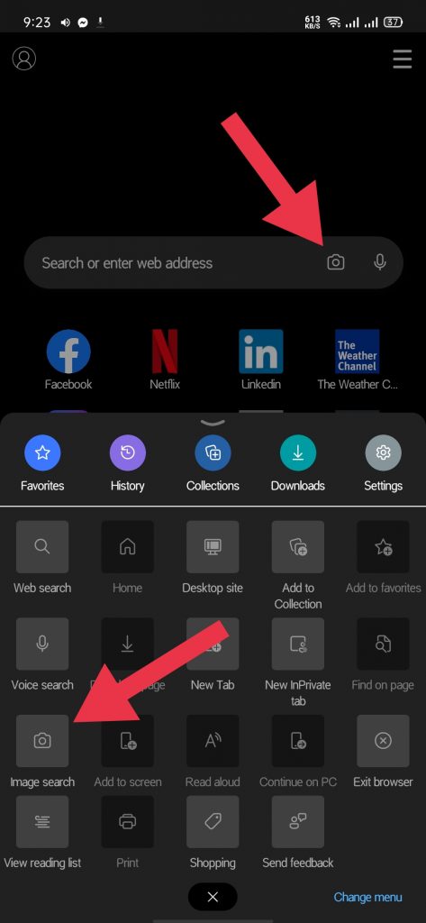 How to do Google image search on Phone