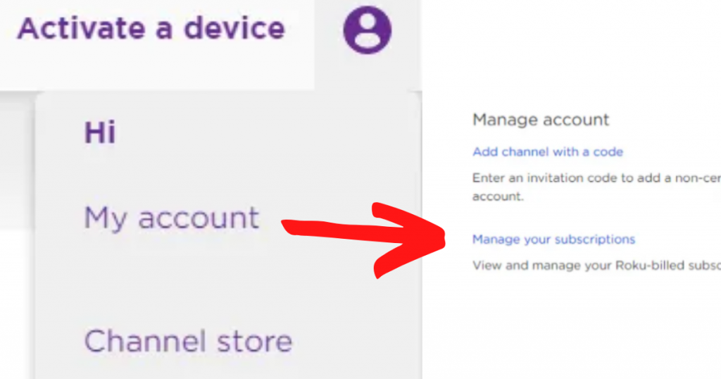 HOW TO CANCEL A SUBSCRIPTION ON ROKU