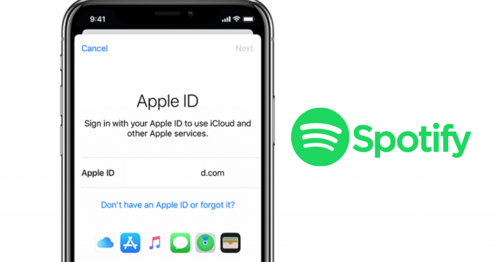 Spotify apple id 