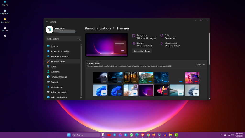 how to get unlimited themes for free in Windows 11